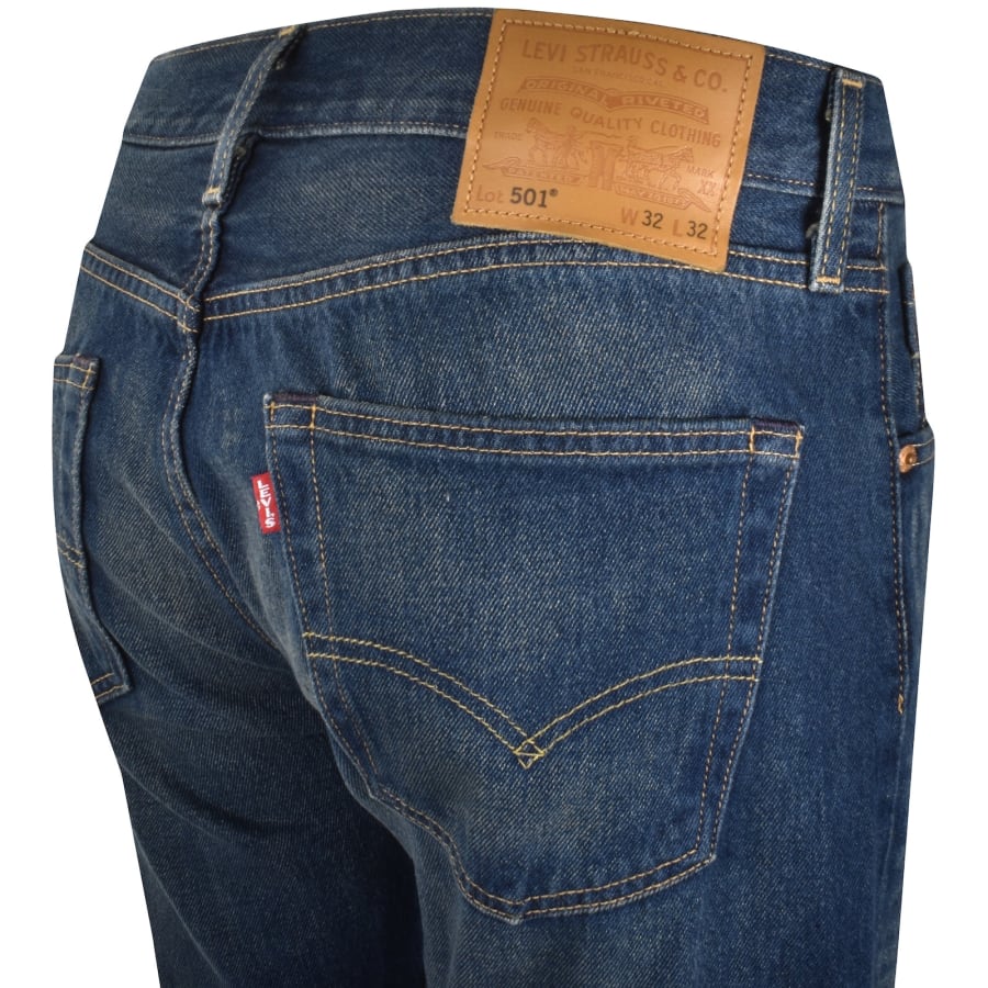 商品画像：Levi's 501 Original size W34 L32 Men's Blue Straight Leg 3